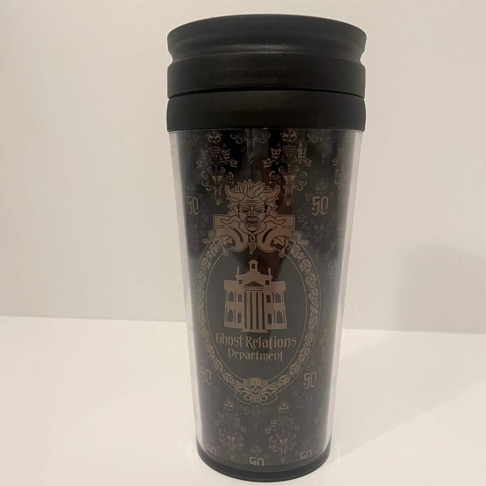 Disney Haunted Mansion Ghost Relations Dept 50 Anniversary Cup Cast Exclusive